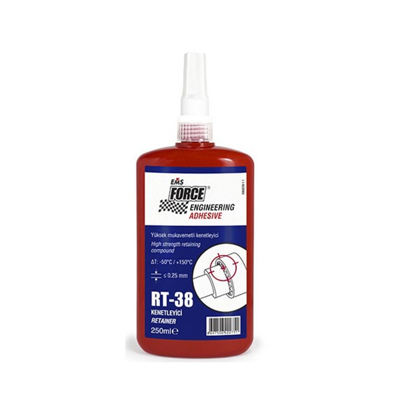 EMS FORCE RT-38 Kenetleyici Eleman 250ML 12 Adet