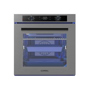 Luxell A68-SGF3-DDT 88 lt Platinum 9+1 Ankastre Fırın Gri