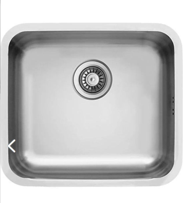 Ukinox D450 Düz Taşmalı Tezgah Altı Evye