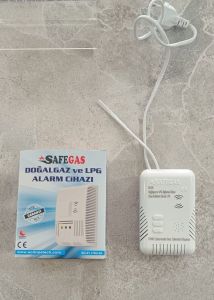 SAFEGAS Gaz Alarm Cihazı Doğalgaz Lpg Dedektörü SG 03 -2 Adet