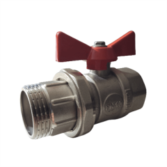 Kalde Rakorlu Küresel Vana - Kırmızı -1\'\' Kollektör Vanası