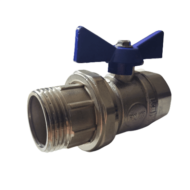 Kalde Rakorlu Küresel Vana - Mavi -1\'\' Kollektör Vanası