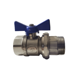 Kalde Rakorlu Küresel Vana - Mavi -1\'\' Kollektör Vanası