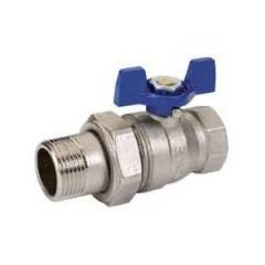 Kalde Rakorlu Küresel Vana - Mavi -1\'\' Kollektör Vanası